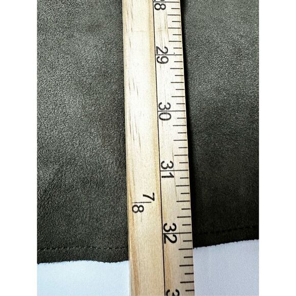 Anthropologie Ripley Sueded Longline Moto Jacket Color Olive Size XL - Picture 11 of 15